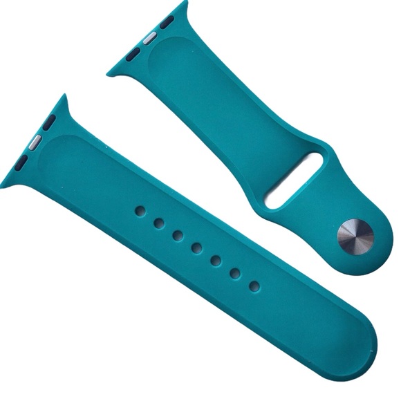 5/$20 NEW TEAL Silicone Sport Band Apple Watch 44/45/49 mm S/M - Picture 4 of 8